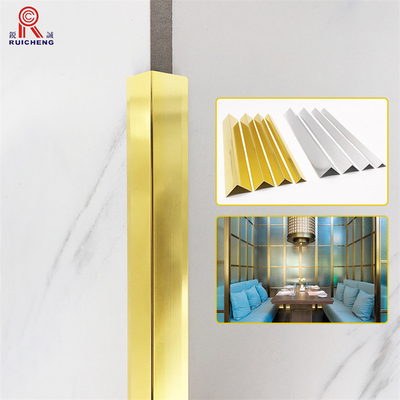 Wall Protection 6063 Aluminum Tile Trim Profile Strips Durable L Shape Angle