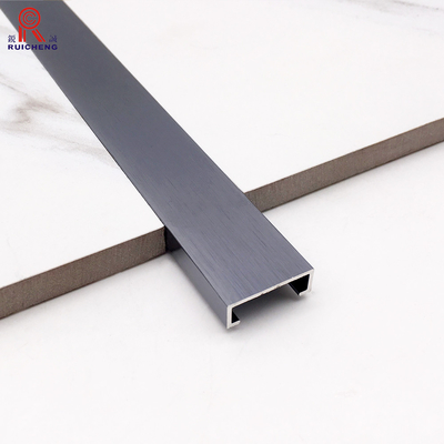 2.4m Ceramic Tile Accessories Decoration Profile Anodized Aluminum Listello Tile Trim