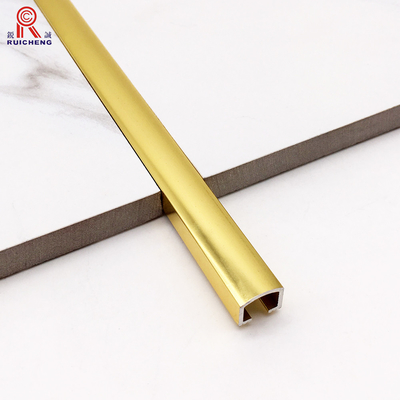 2.4m Ceramic Tile Accessories Decoration Profile Anodized Aluminum Listello Tile Trim