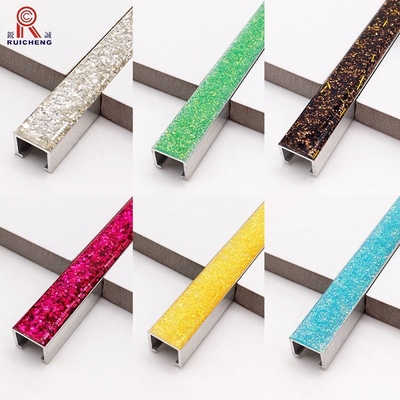 Anti Corrosion Listello Mosaic Tile Borders Light Weight In Bathroom